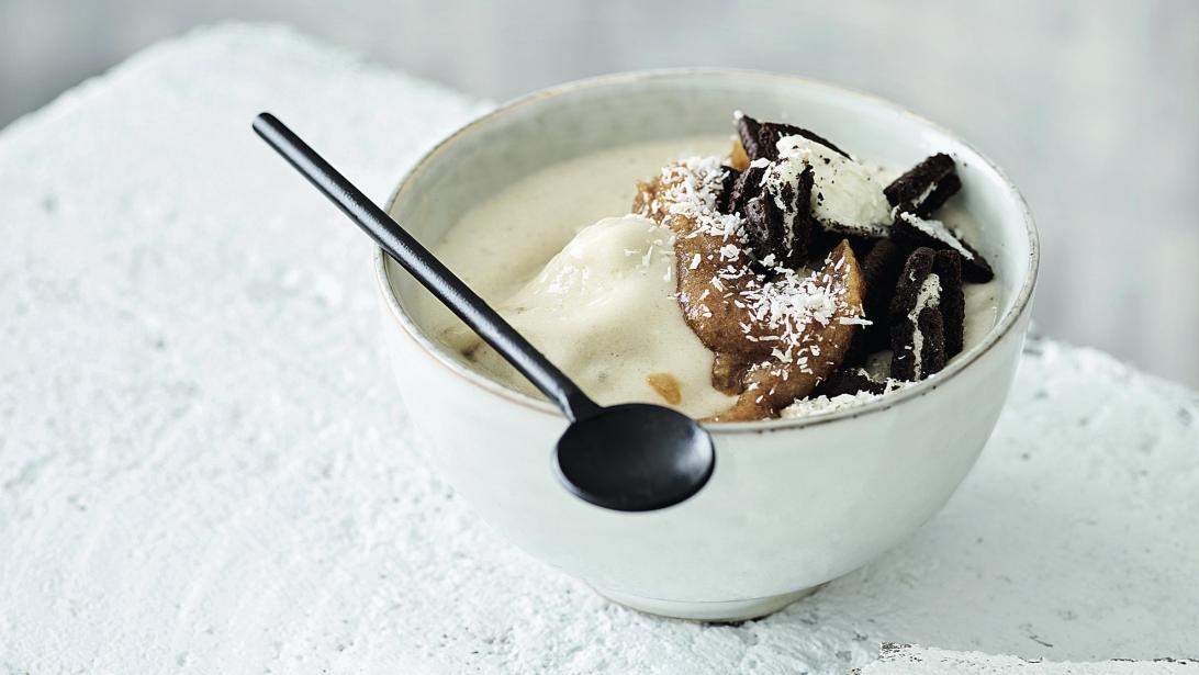 Recette gourmande: bowl crunchy banane-oreo Recette gourmande: bowl crunchy banane-oreo