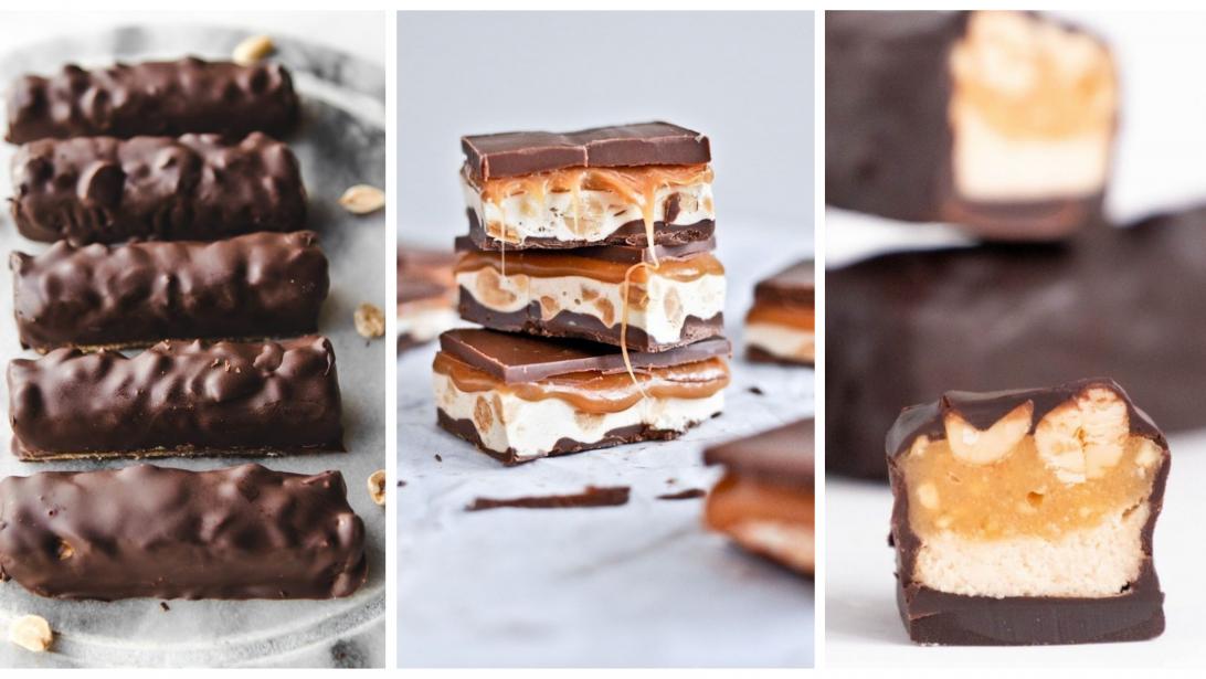 Recette Barres Chocolat Caramel Facon Snickers Maison