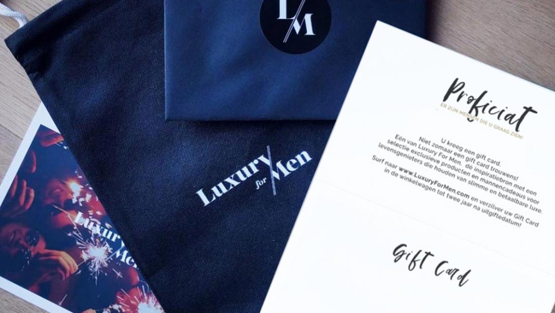 Win één van de acht Luxury for men-vouchers t.w.v. 100 euro voor vaderdag Win één van de acht Luxury for men-vouchers t.w.v. 100 euro voor vaderdag