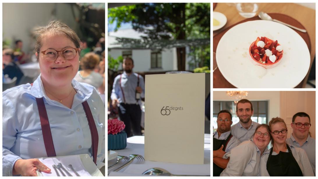Testé: "65 degrés", le resto gastronomique qui a le goût de l'inclusion Testé: "65 degrés", le resto gastronomique qui a le goût de l'inclusion