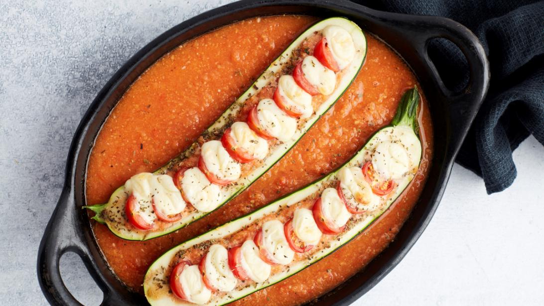 Heerlijk vegetarisch recept: gevulde courgettes Heerlijk vegetarisch recept: gevulde courgettes