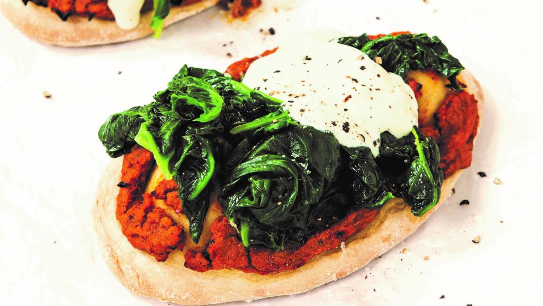 Heerlijk & vegan: naanbroodjes met flespompoen Heerlijk & vegan: naanbroodjes met flespompoen