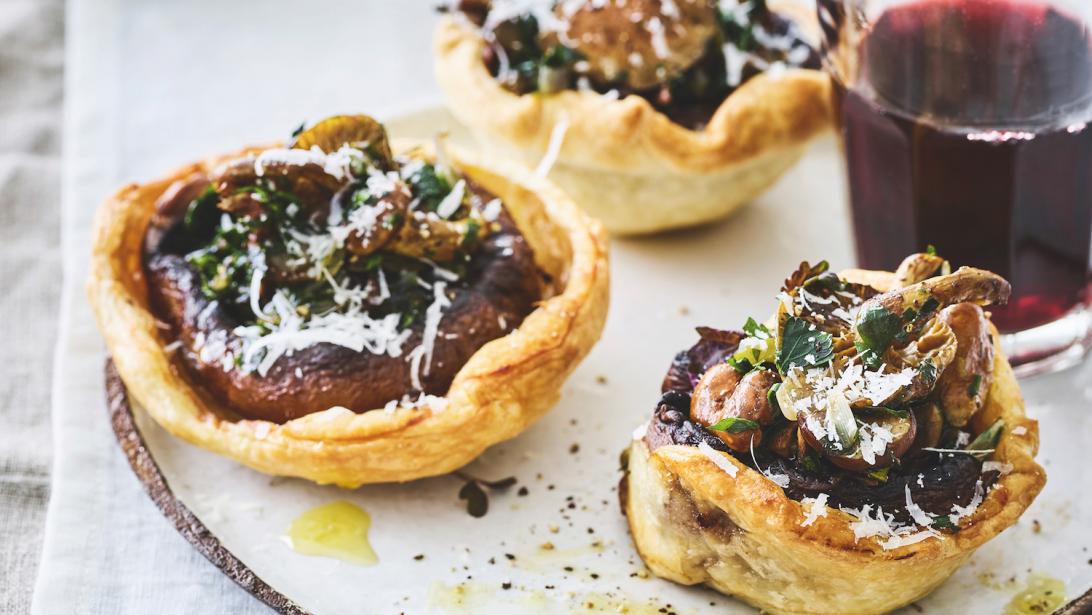 Bouchées à la reine végétariennes aux champignons portobellos Bouchées à la reine végétariennes aux champignons portobellos