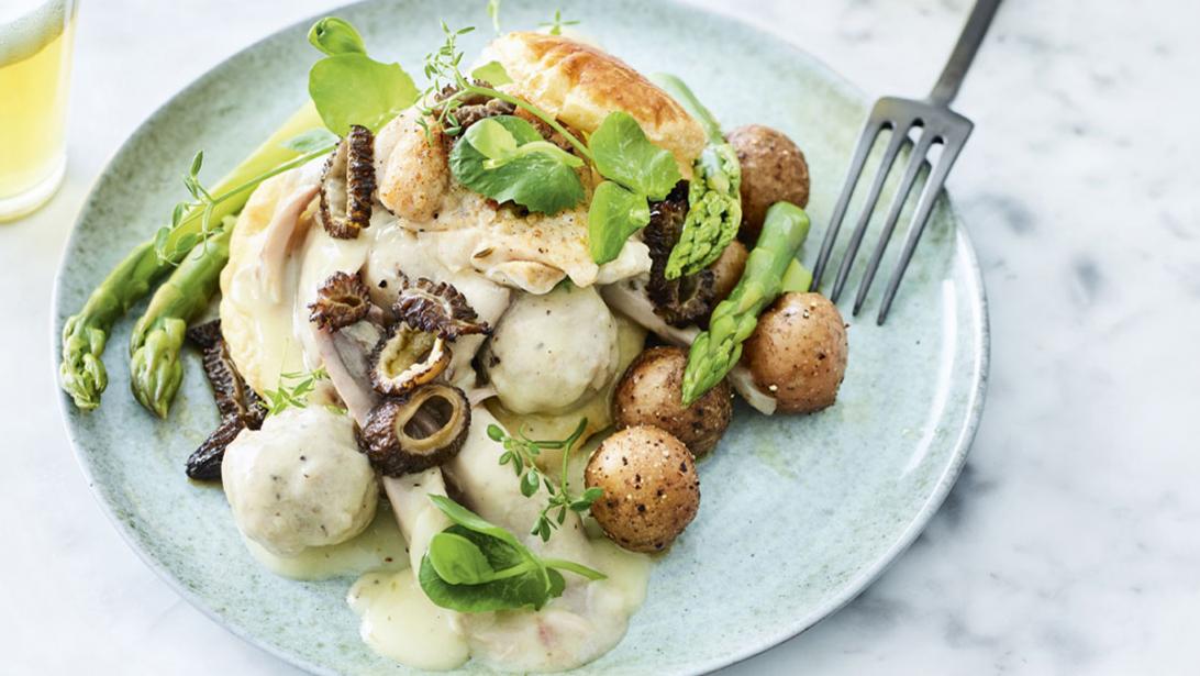 Recept: overheerlijke vol-au-vent met zwezerik en zwartpootkip Recept: overheerlijke vol-au-vent met zwezerik en zwartpootkip