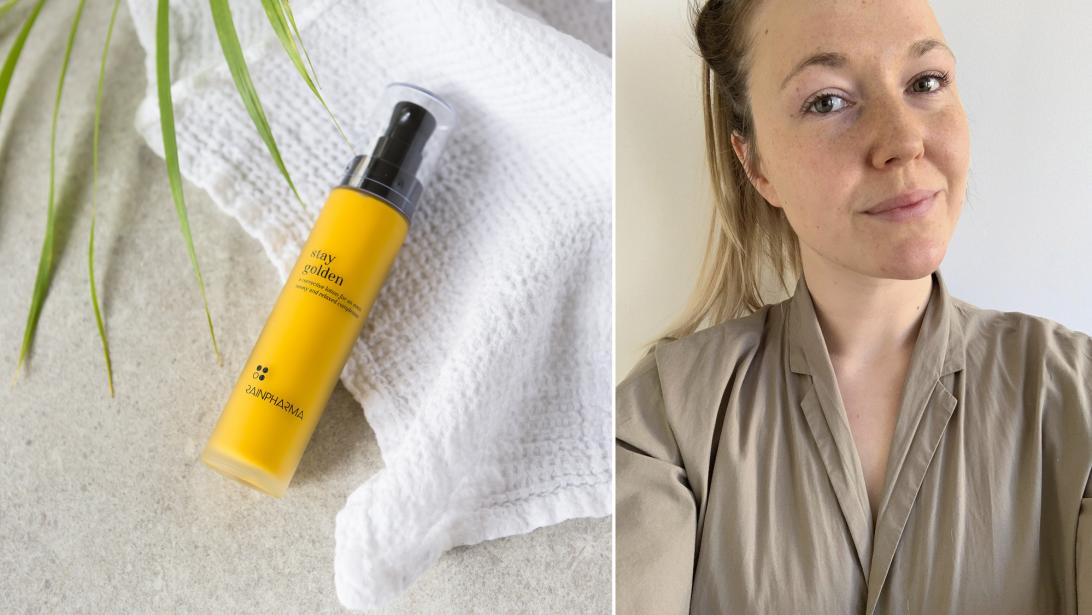 Onze beautyredactrice testte de Stay Golden van RainPharma Onze beautyredactrice testte de Stay Golden van RainPharma
