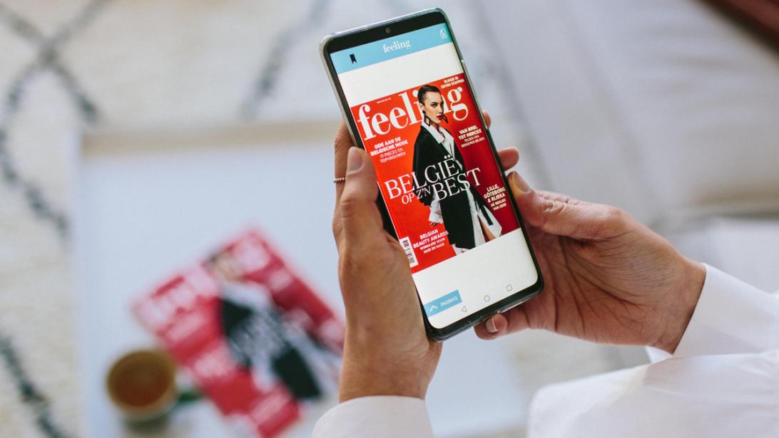 Feelingapp: lees je Feeling thuis gewoon op je smartphone of tablet Feelingapp: lees je Feeling thuis gewoon op je smartphone of tablet
