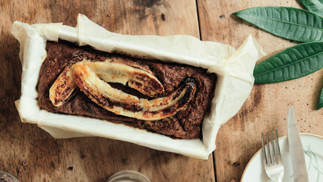 Healthy & gourmand: la recette du banana bread au chocolat de Martine Fallon Healthy & gourmand: la recette du banana bread au chocolat de Martine Fallon