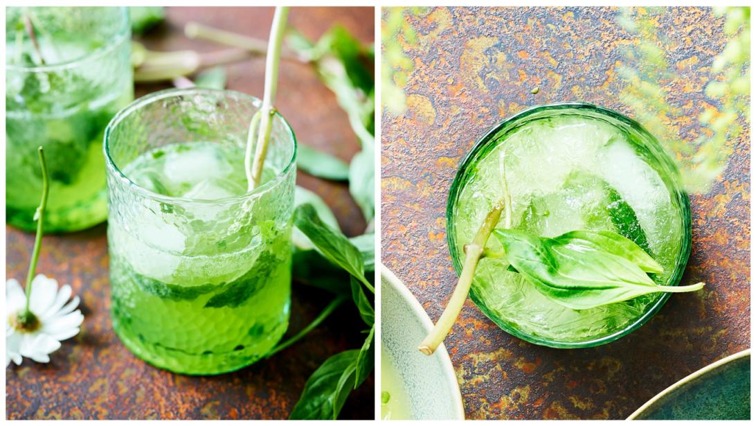 Cocktail printanier: le gin façon "basil smash" Cocktail printanier: le gin façon "basil smash"
