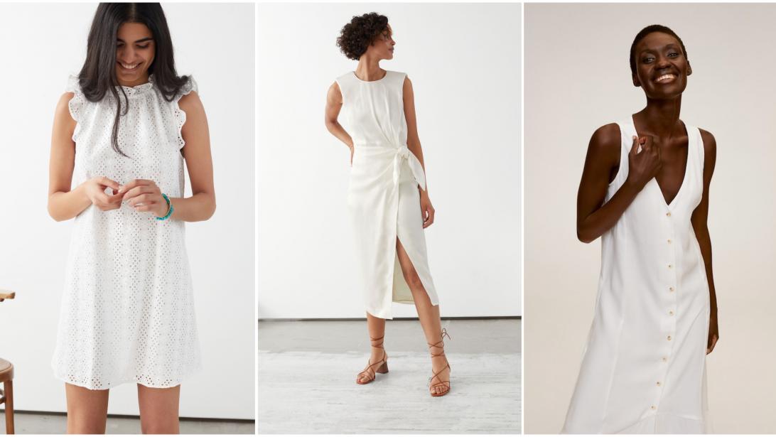 Summer must-have: 10 robes blanches à shopper pour l'été Summer must-have: 10 robes blanches à shopper pour l'été