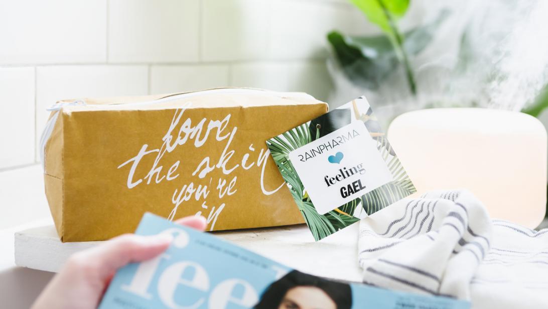 Deze maand bij Feeling: een ecologische toilettas van RainPharma voor maar €3 extra Deze maand bij Feeling: een ecologische toilettas van RainPharma voor maar €3 extra