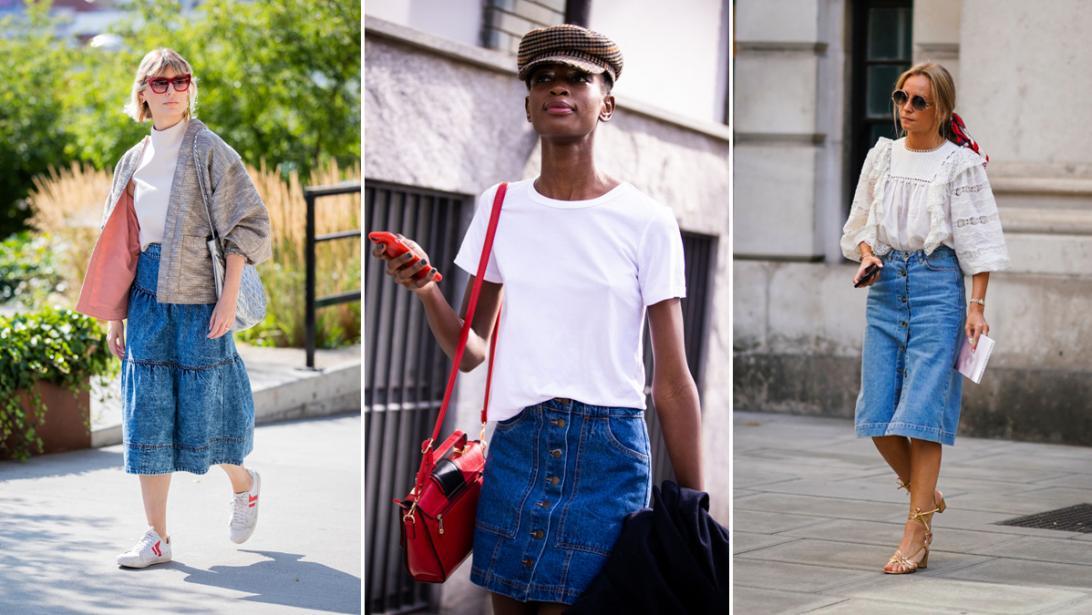 Mode: comment porter la jupe en jean version 2020? Mode: comment porter la jupe en jean version 2020?