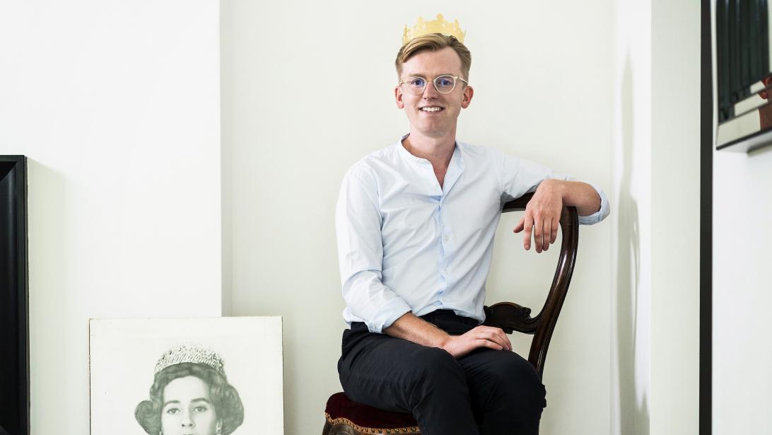 Témoignage: Gertjan, 29 ans, est passionné par la royauté Témoignage: Gertjan, 29 ans, est passionné par la royauté