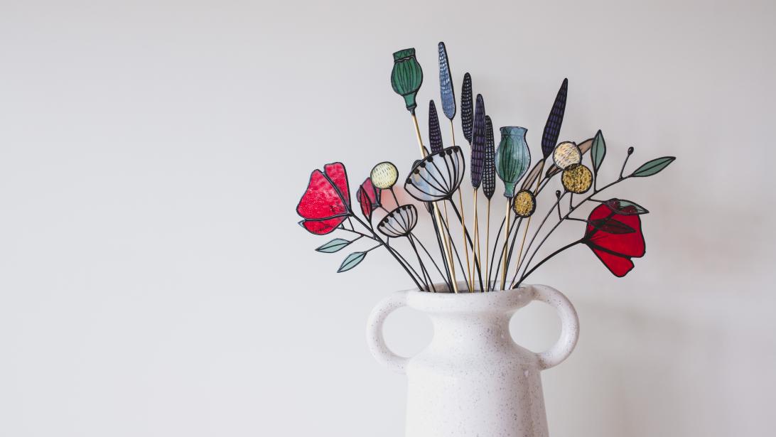 Zeg droogbloemen gedag; glasbloemen worden de nieuwste hype Zeg droogbloemen gedag; glasbloemen worden de nieuwste hype
