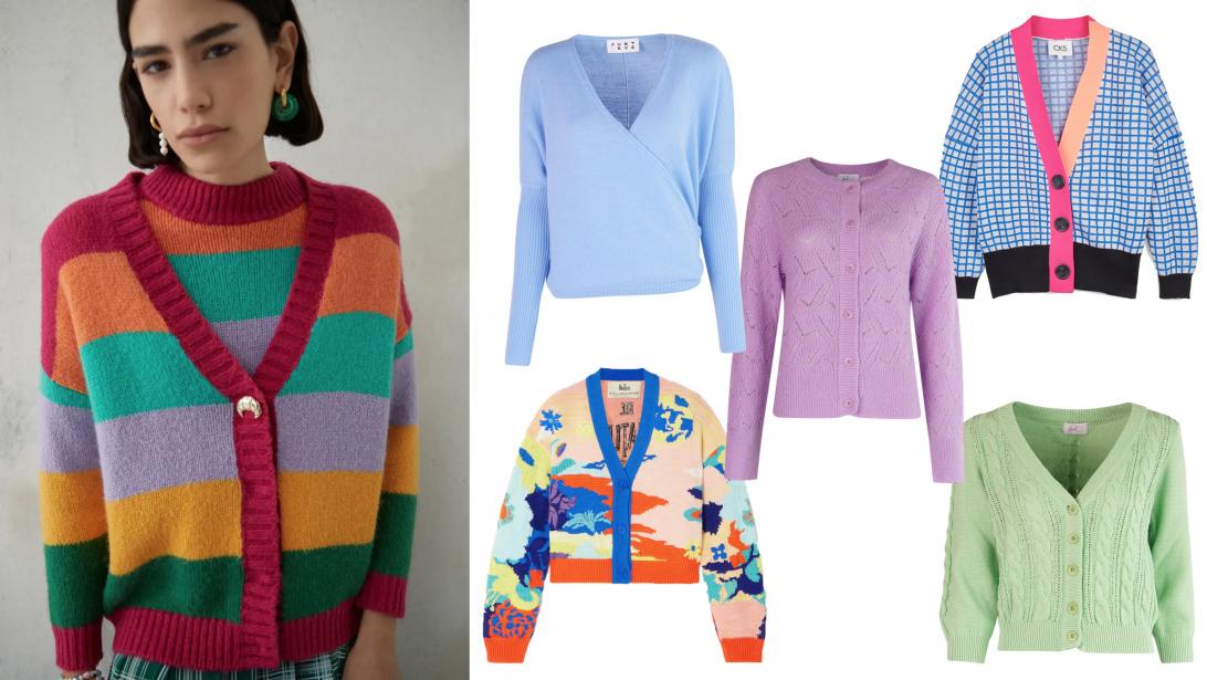 17 x kleurrijke cardigans om de lente vrolijk in te zetten 17 x kleurrijke cardigans om de lente vrolijk in te zetten
