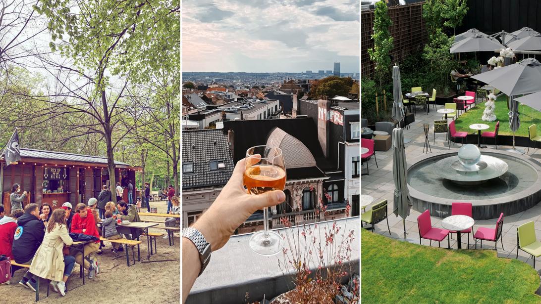 24 x de zonnigste terrassen en rooftop bars van Brussel 24 x de zonnigste terrassen en rooftop bars van Brussel
