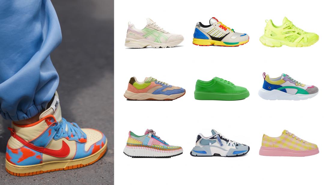 25 x kleurrijke sneakers die onder elke outfit passen 25 x kleurrijke sneakers die onder elke outfit passen