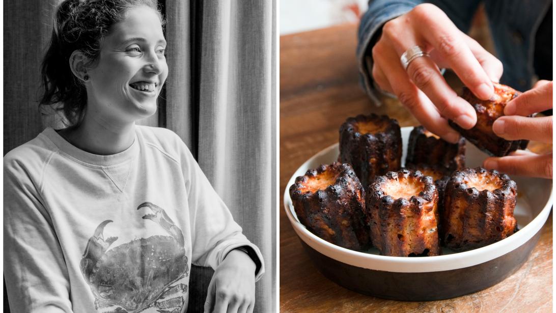 L'apéro qui change: cannelés au comté, noix et citron confit L'apéro qui change: cannelés au comté, noix et citron confit