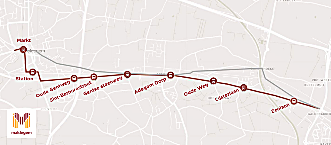 Lijnbus Niet Meer Langs Oude Staatsbaan En Gentse Steenweg In Maldegem KW Be