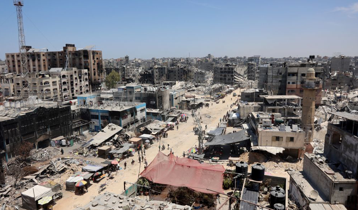 Jabalia refugee camp, in the northern Gaza Strip on June 7