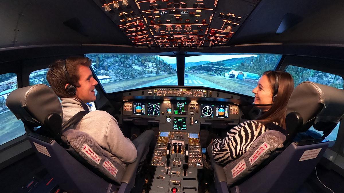 Geen spannendere activiteit aan zee dan de Airbus A320 simulator te Middelkerke.