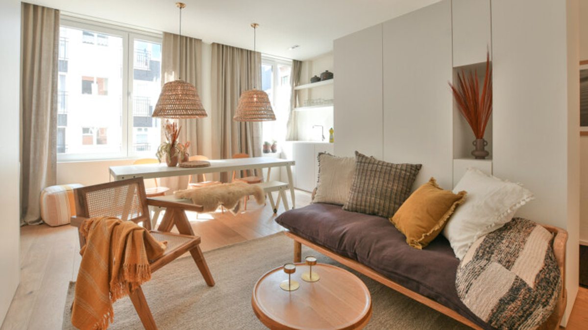 In Oostende kan bij logeren in boetiekflat Isabella met prachtig designinterieur.