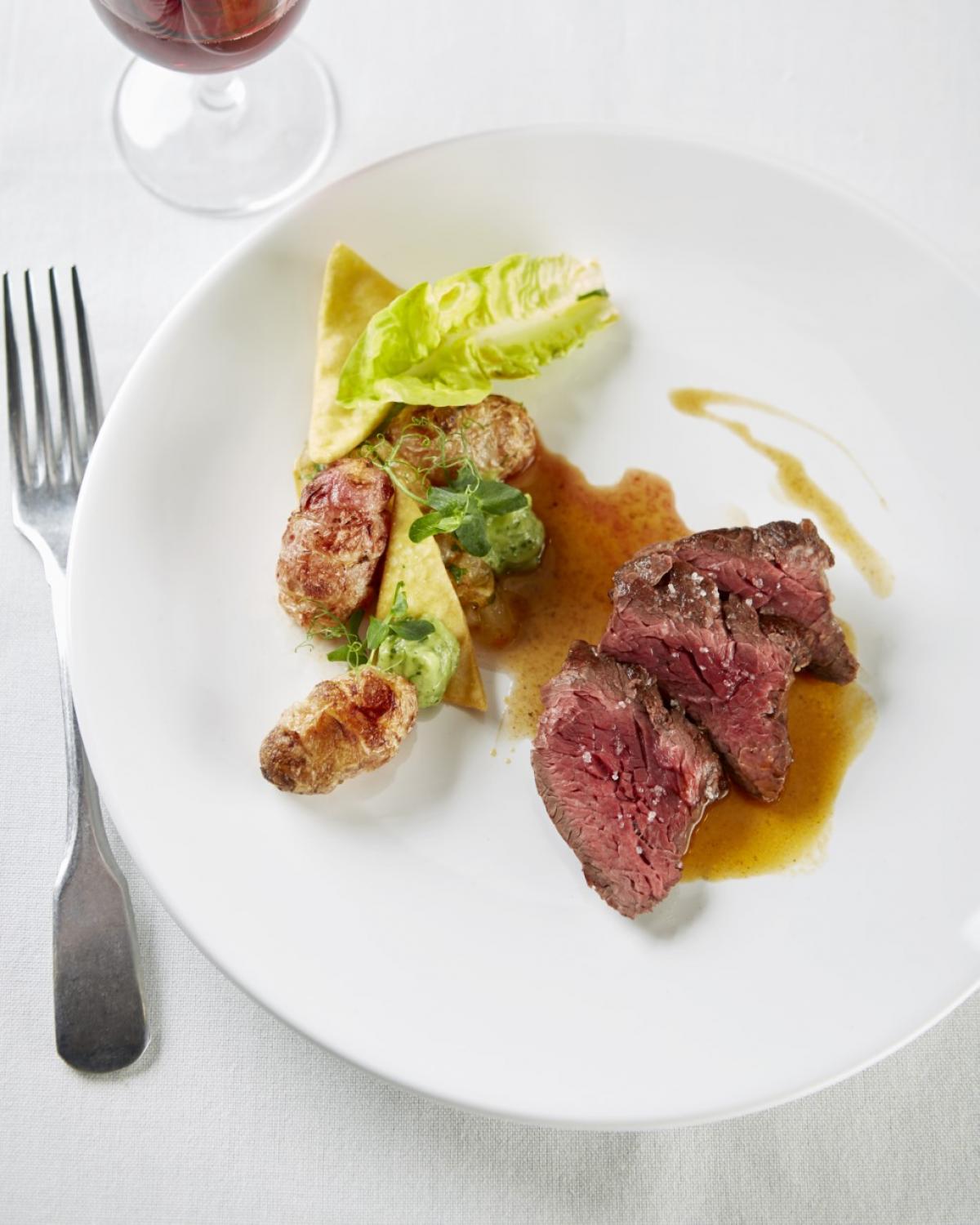 Un menu spécial au restaurant