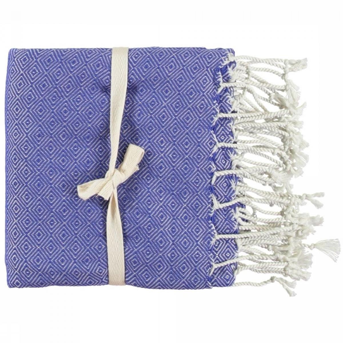 Nikiboko handdoek met blauwe print