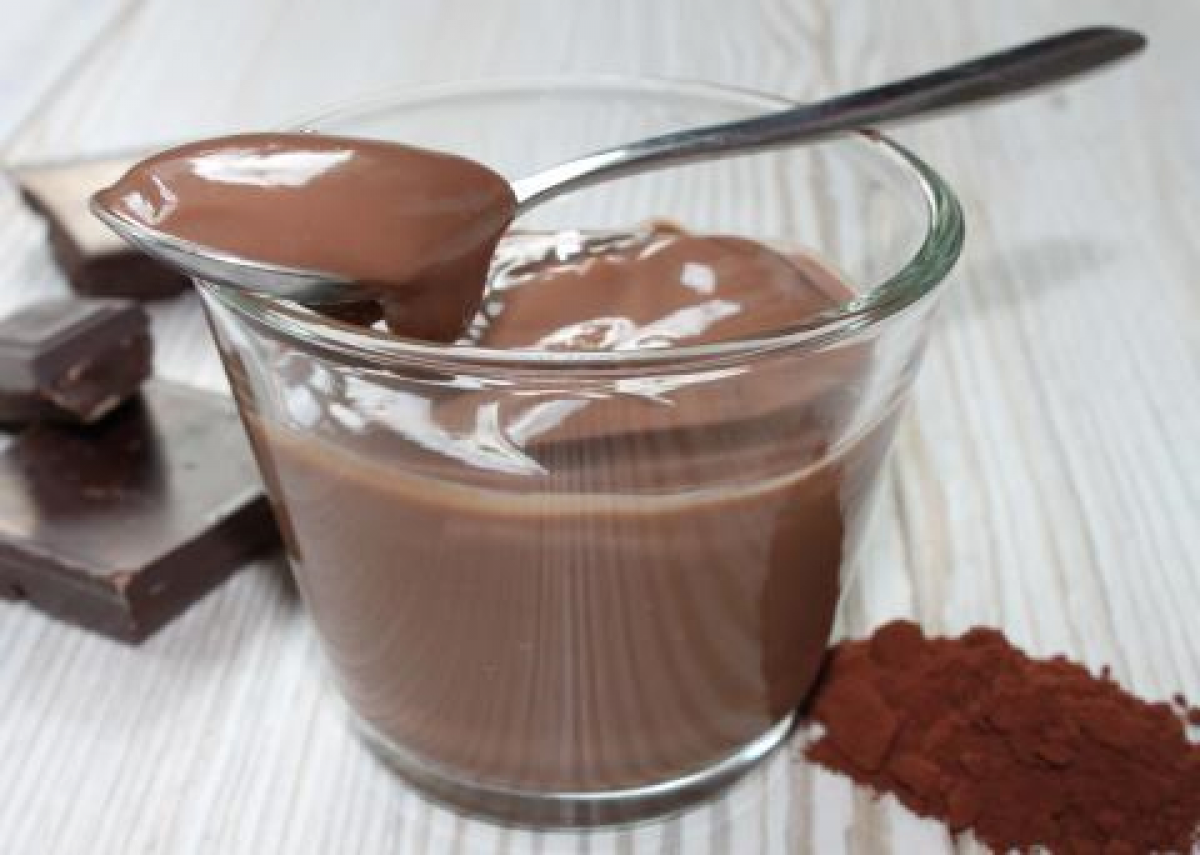 Pudding au chocolat maigre