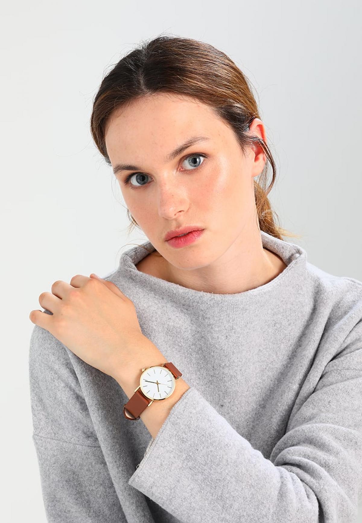 Horloges met een leren bandje