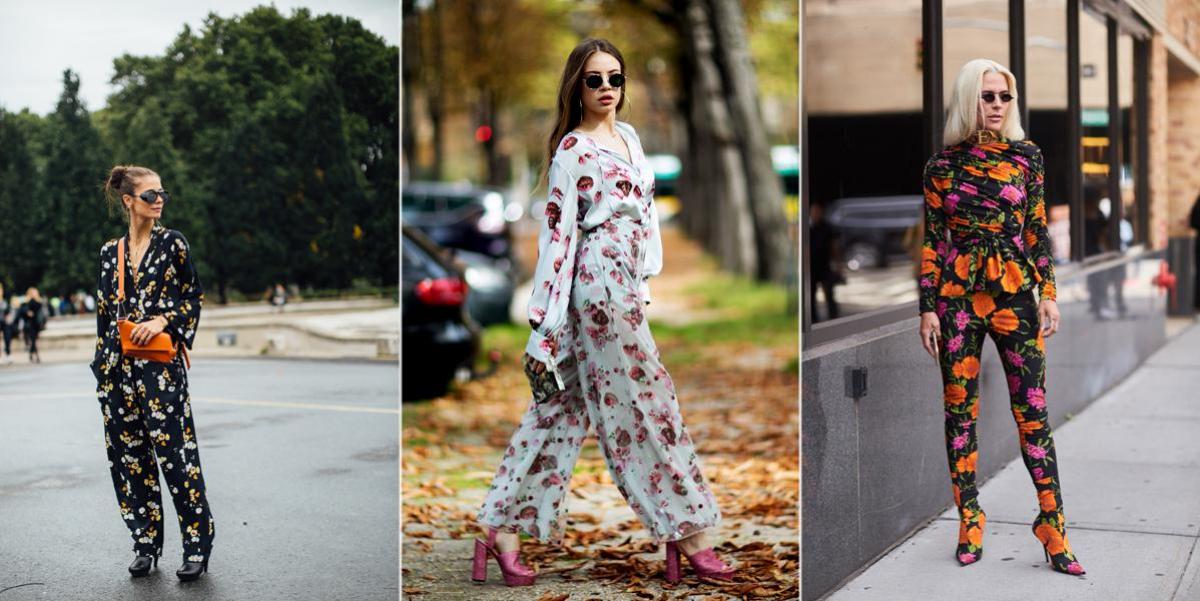Le costume-pyjama fleuri