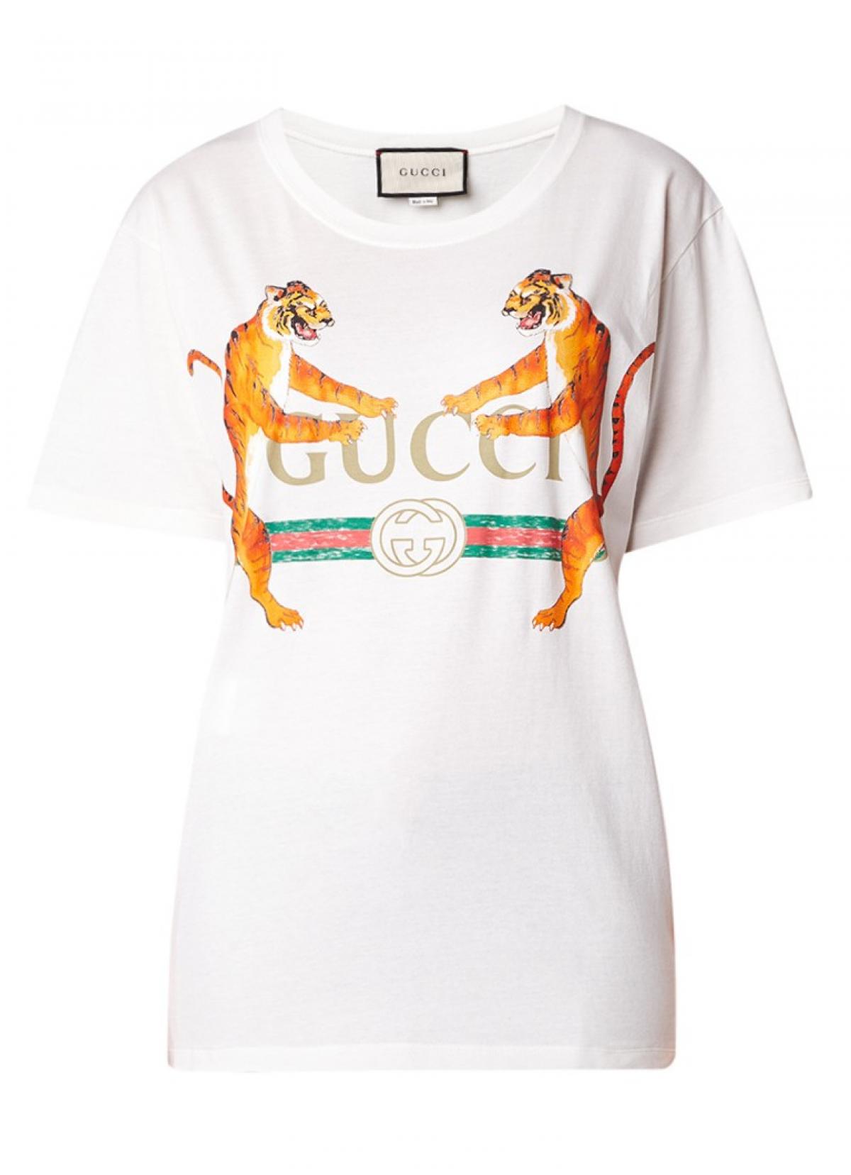 Gucci logo met tijgers