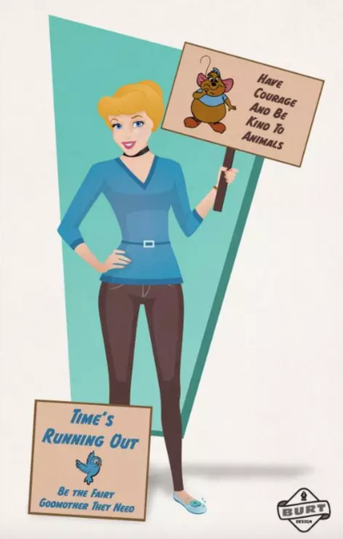 Cendrillon est une activiste qui défend les droits des animaux avec ferveur.