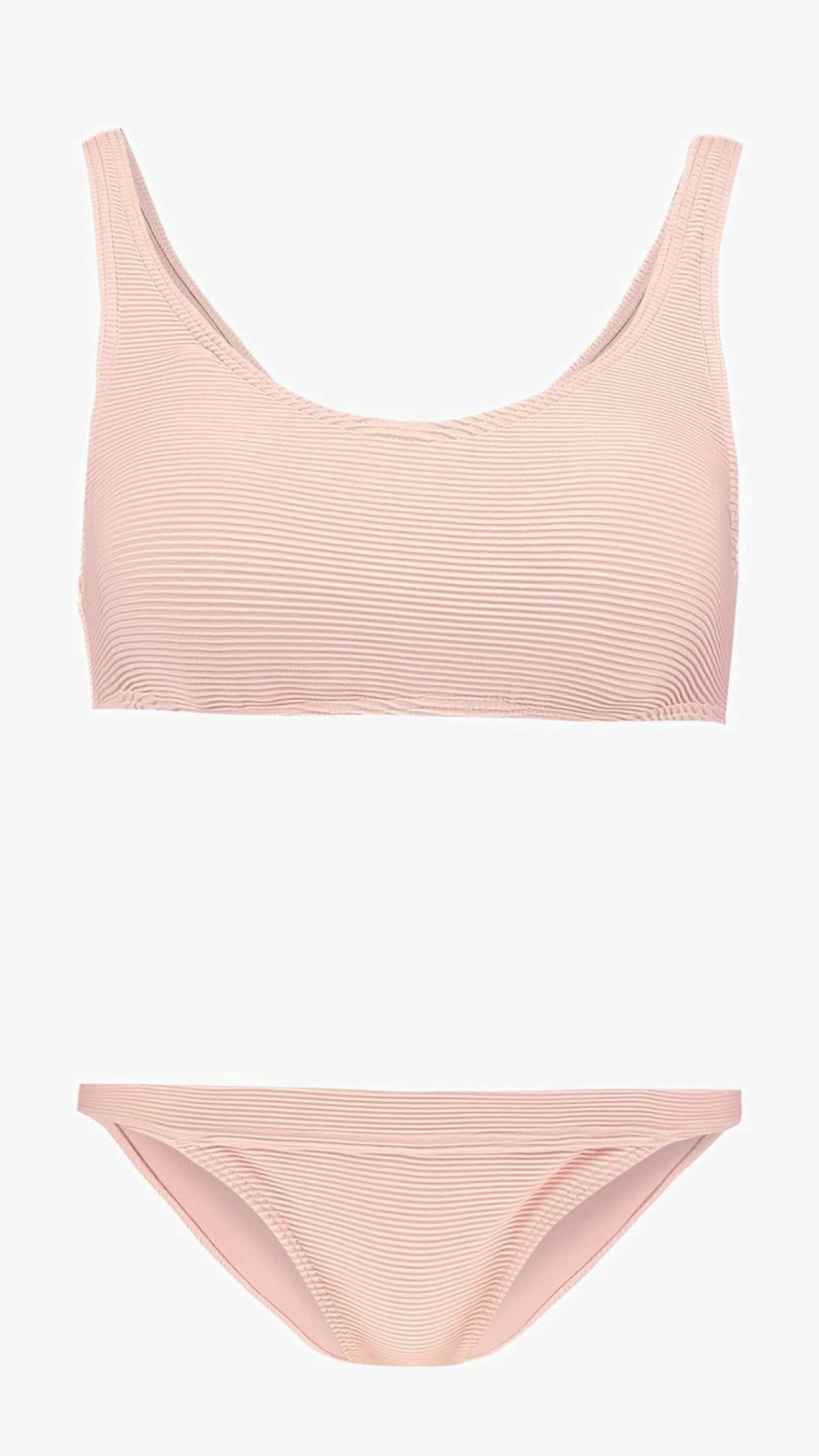 Cropped nude bikini