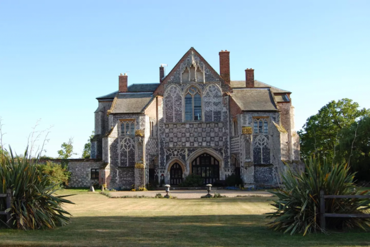 L'abbaye, à Suffolk, en Angleterre