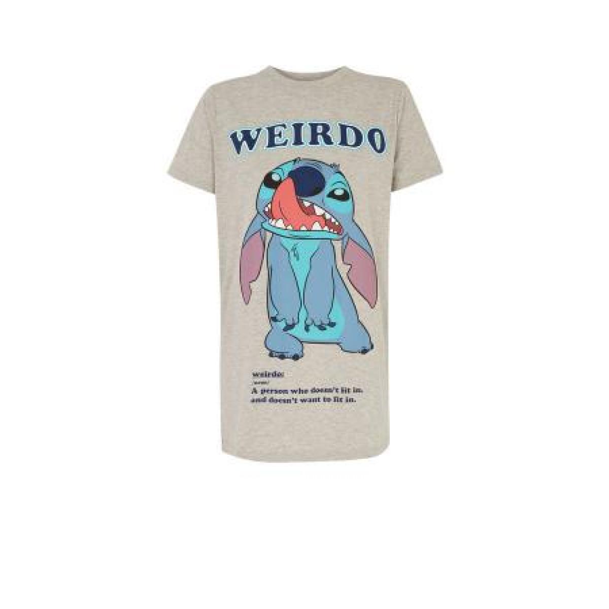 Grijs T-shirt met Stitch