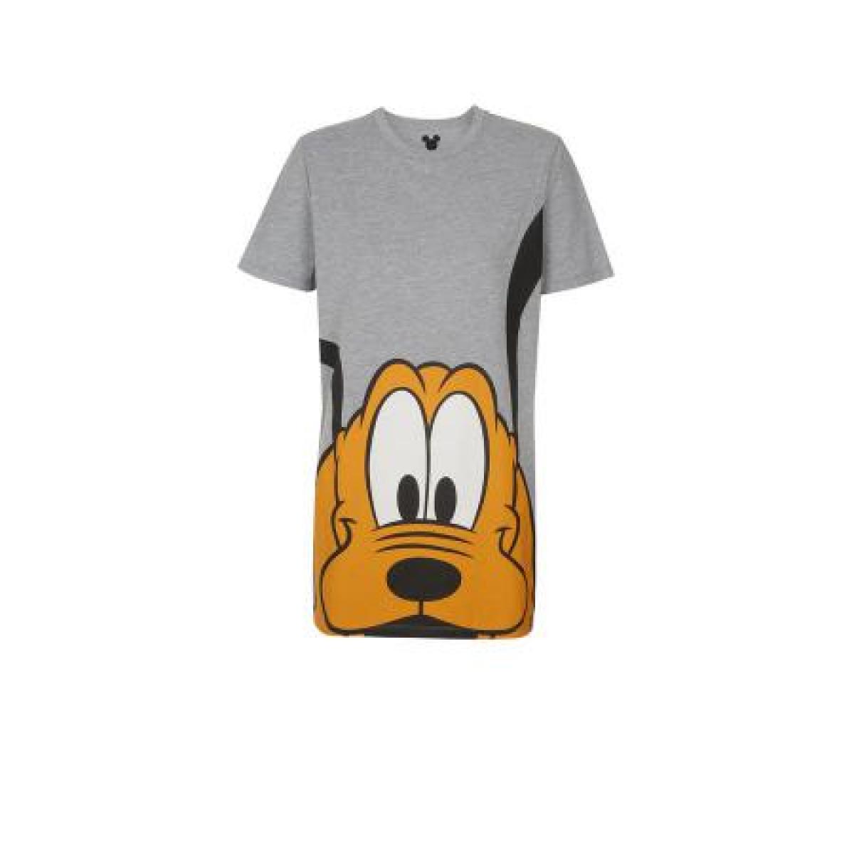 Grijs T-shirt met Pluto
