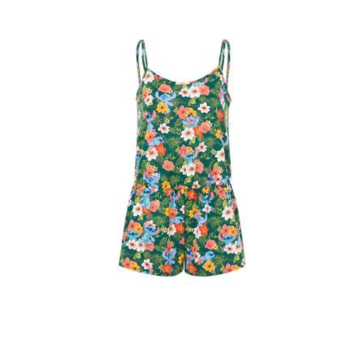 Groene playsuit met Stitch