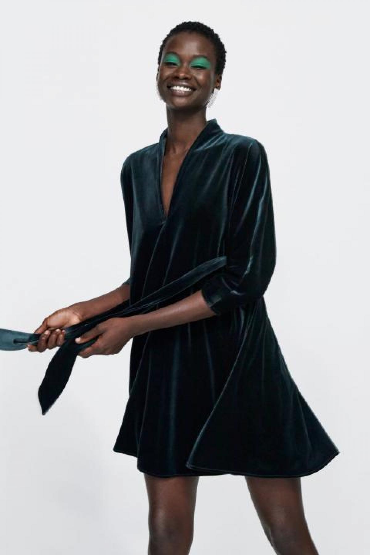 Robe bleu canard