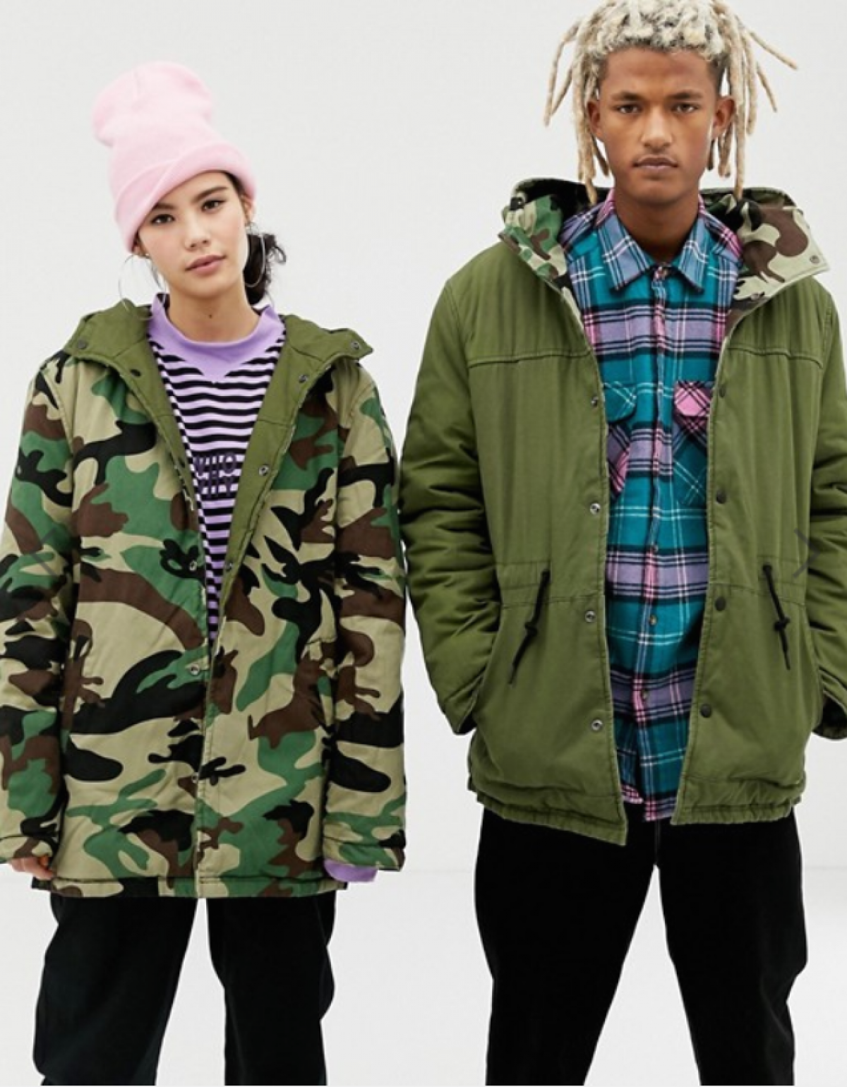 Parka réversible unisex