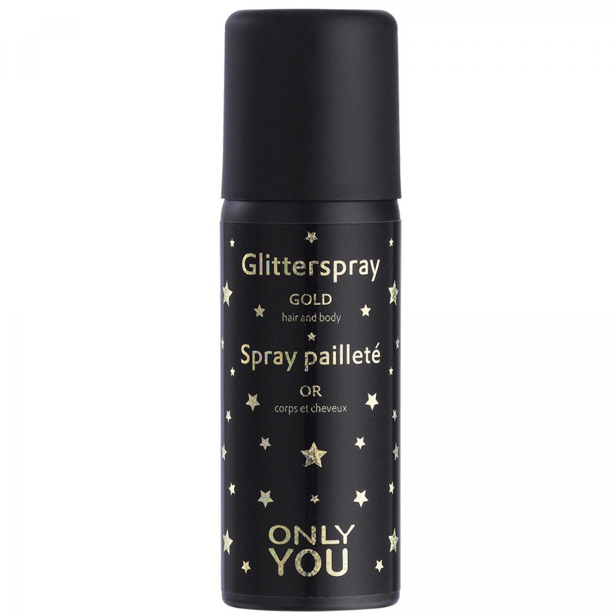 Spray pailleté corps et cheveux Only You