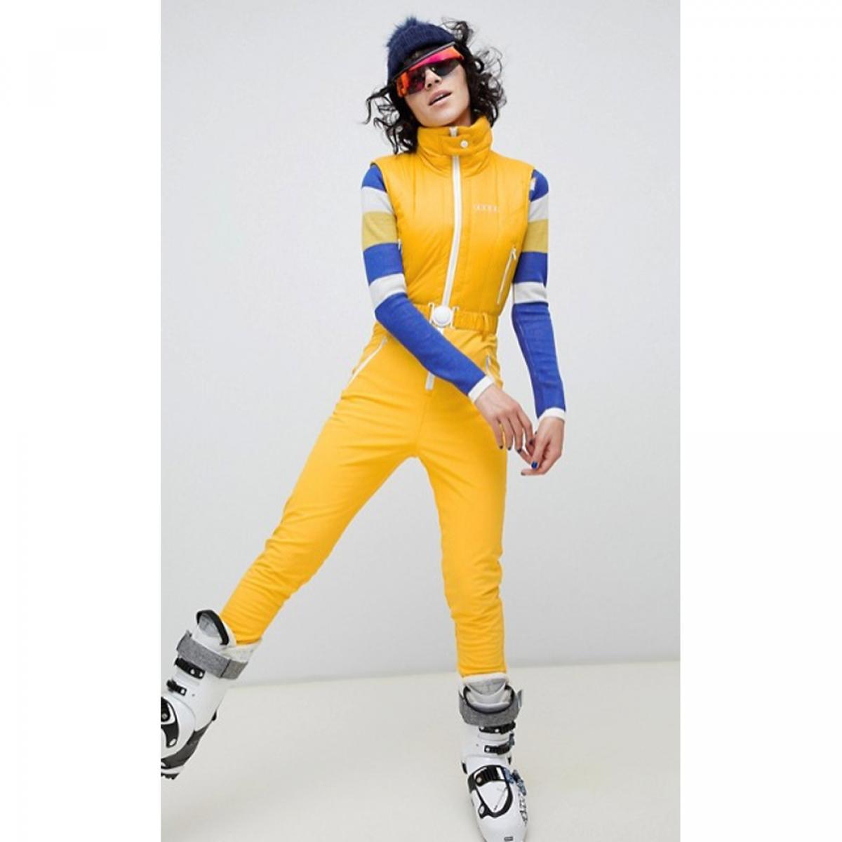 Combinaison sans manches jaune