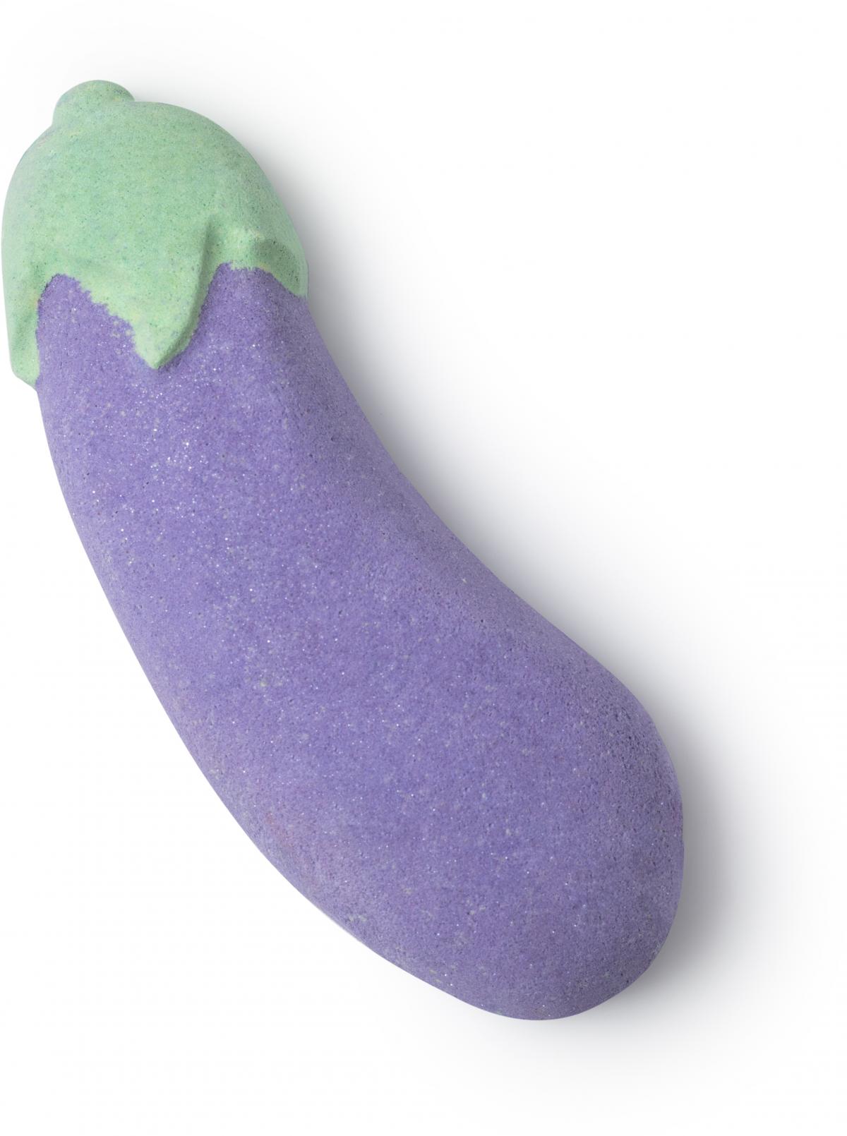 Aubergine, bombe de bain, 5,25€