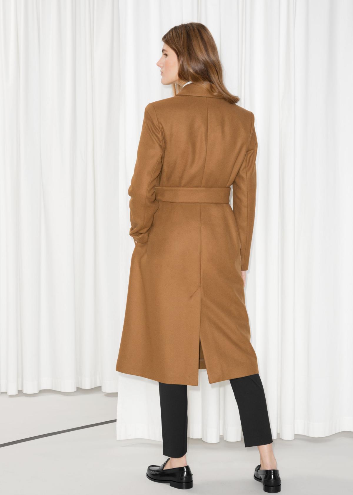 Manteau camel classique