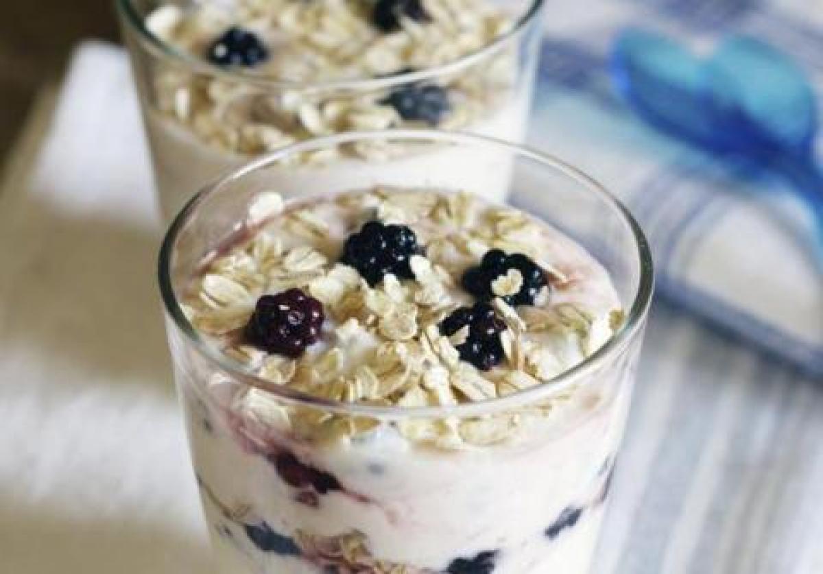 Porridge aux mûres