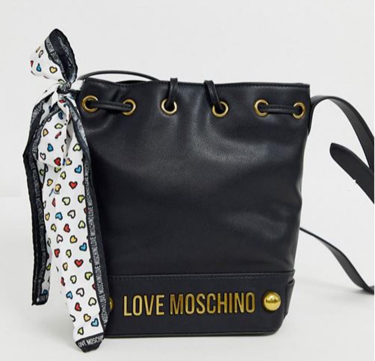 Tote met scarf detail