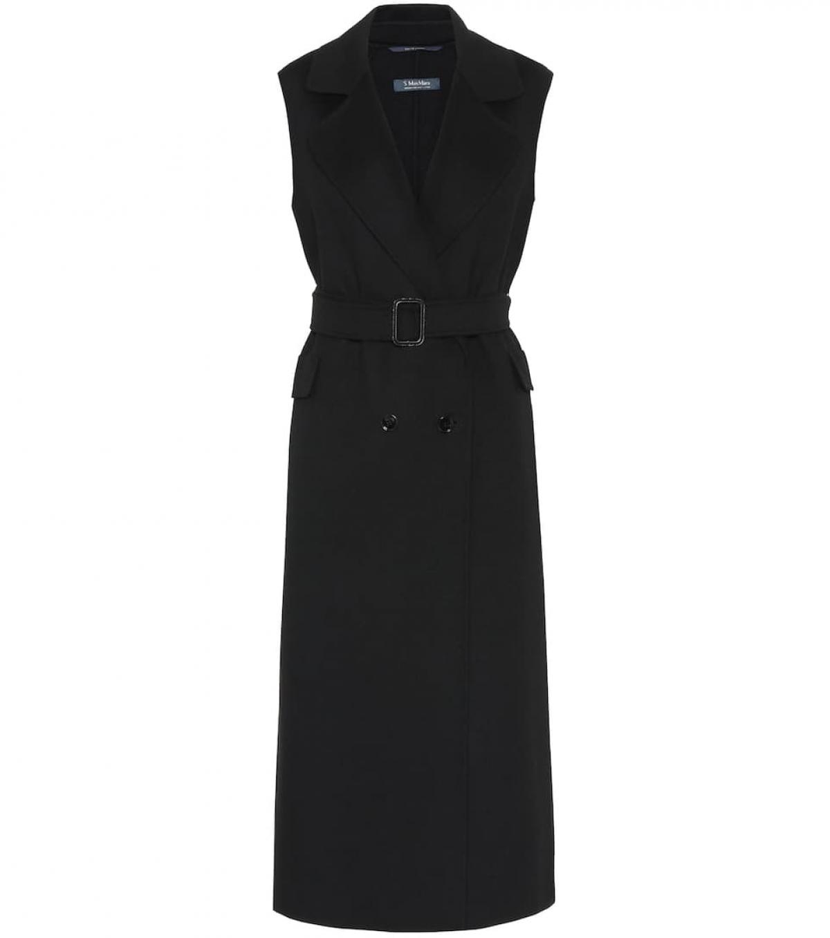 Manteau sans manche en laine mélangée - Max Mara