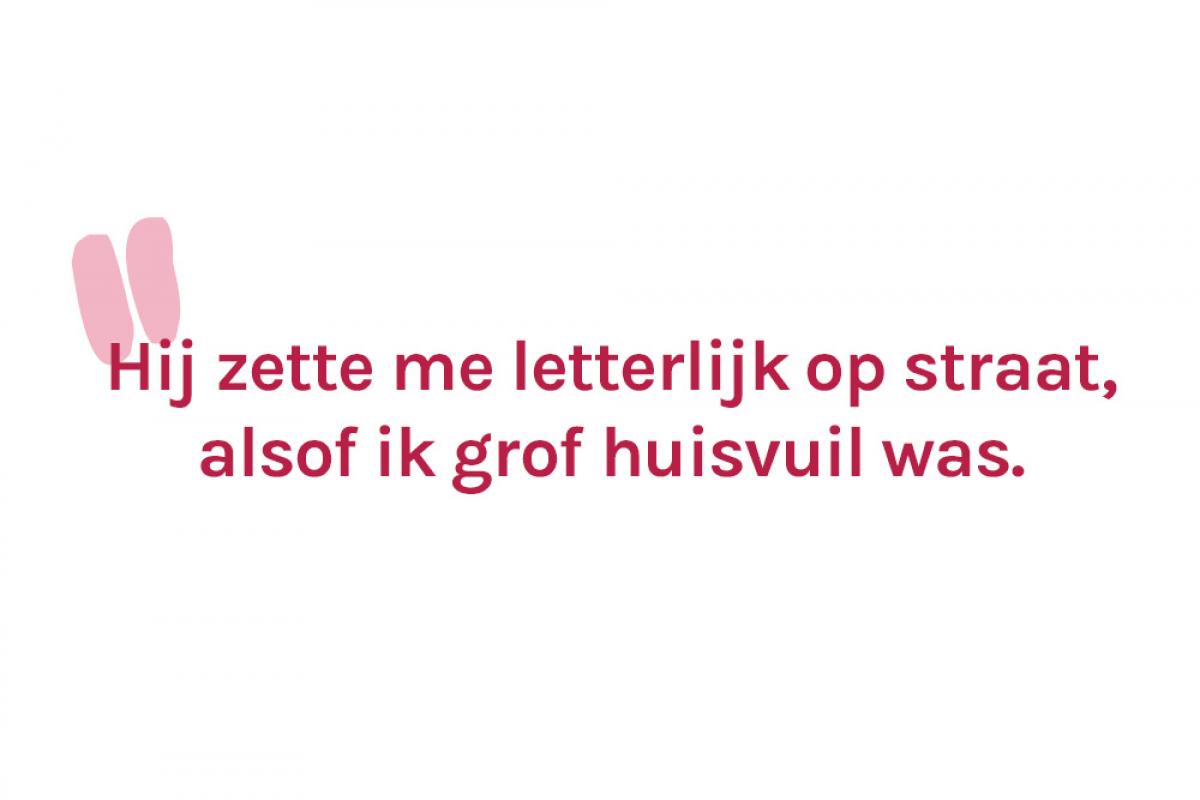 Aminats vriend maakte er abrupt een einde aan