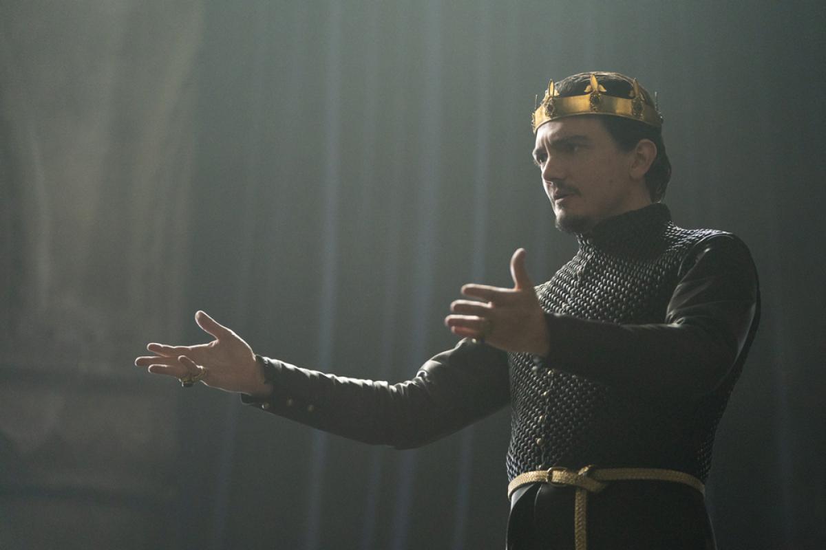 Sebastian Armesto als koning Uther Pendragon