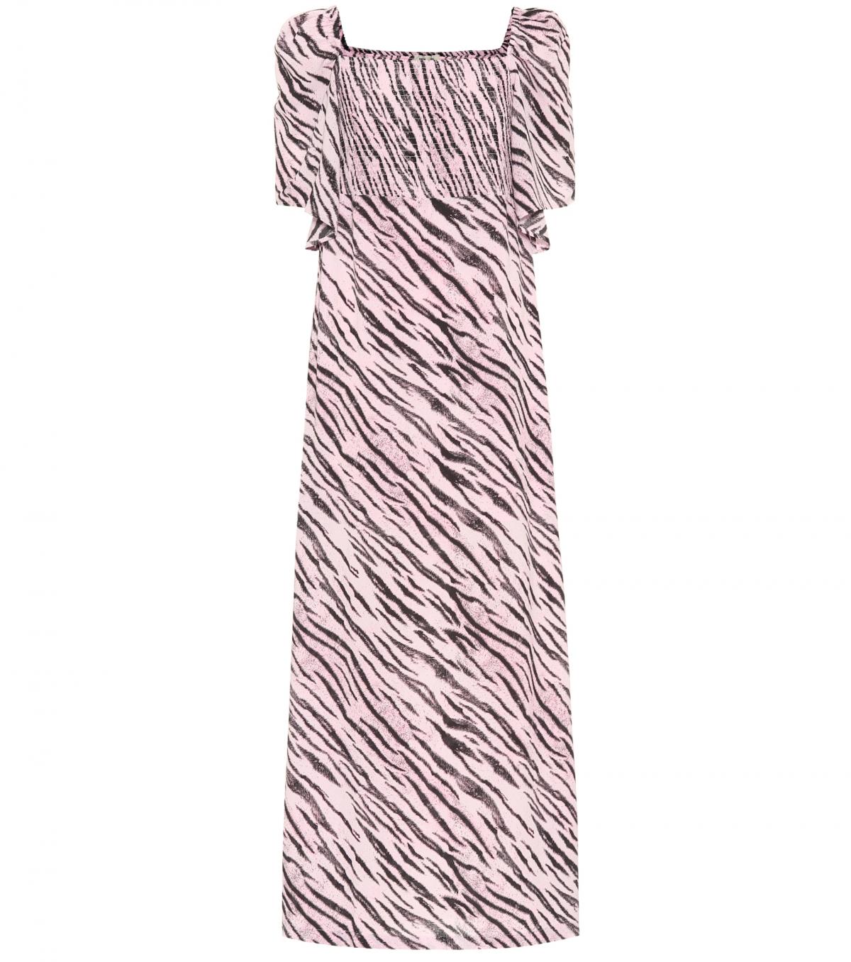 Maxi-jurk met zebra-print