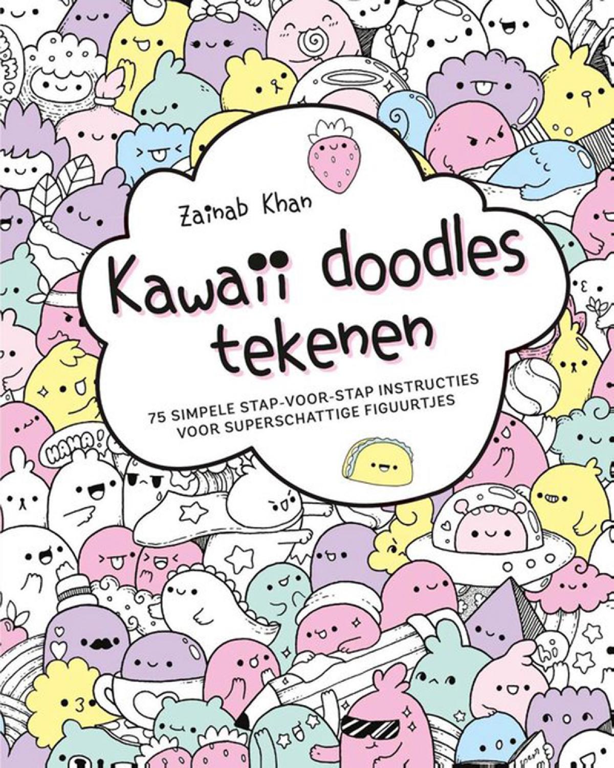 'Mini Kawaii doodles tekenen' van Zainab Khan